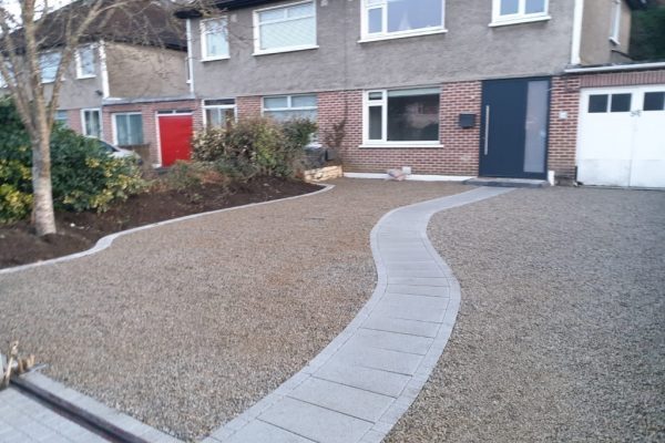 New Granite Gravel Driveway in Wicklow